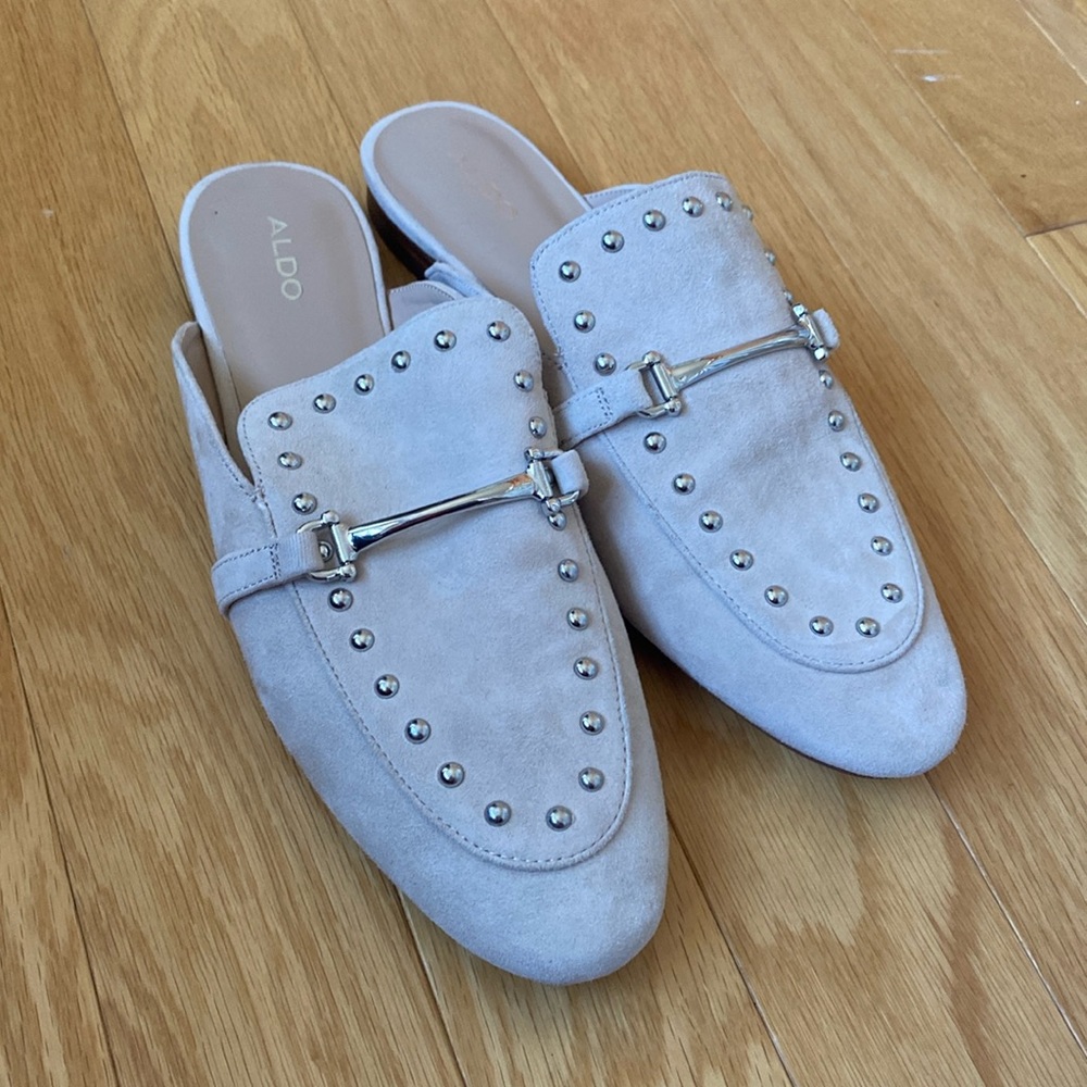 Aldo bone color mules - Size 11